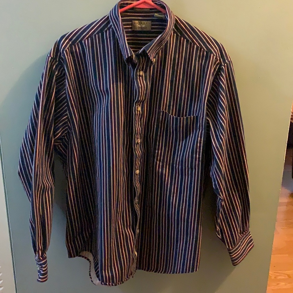 Vertical striped never worn men’s button down.